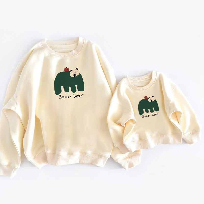 High Quality Family Friendly Autumn Sweatshirts Baby Onesies For Three