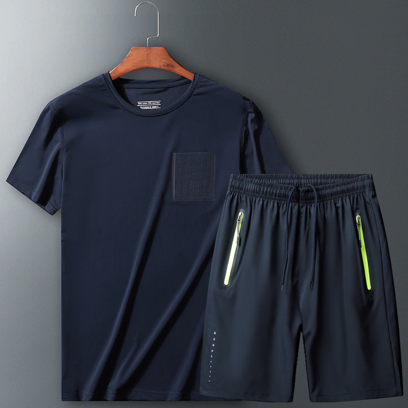 Leisure Sports Breathable And Quick-drying Two-piece Sportswear Suit