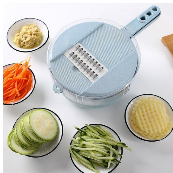 8 In 1 Mandoline Slicer Vegetable Slicer Potato Peeler Carrot Onion Grater With Strainer Vegetable Cutter Kitchen Accessories Secondary image
