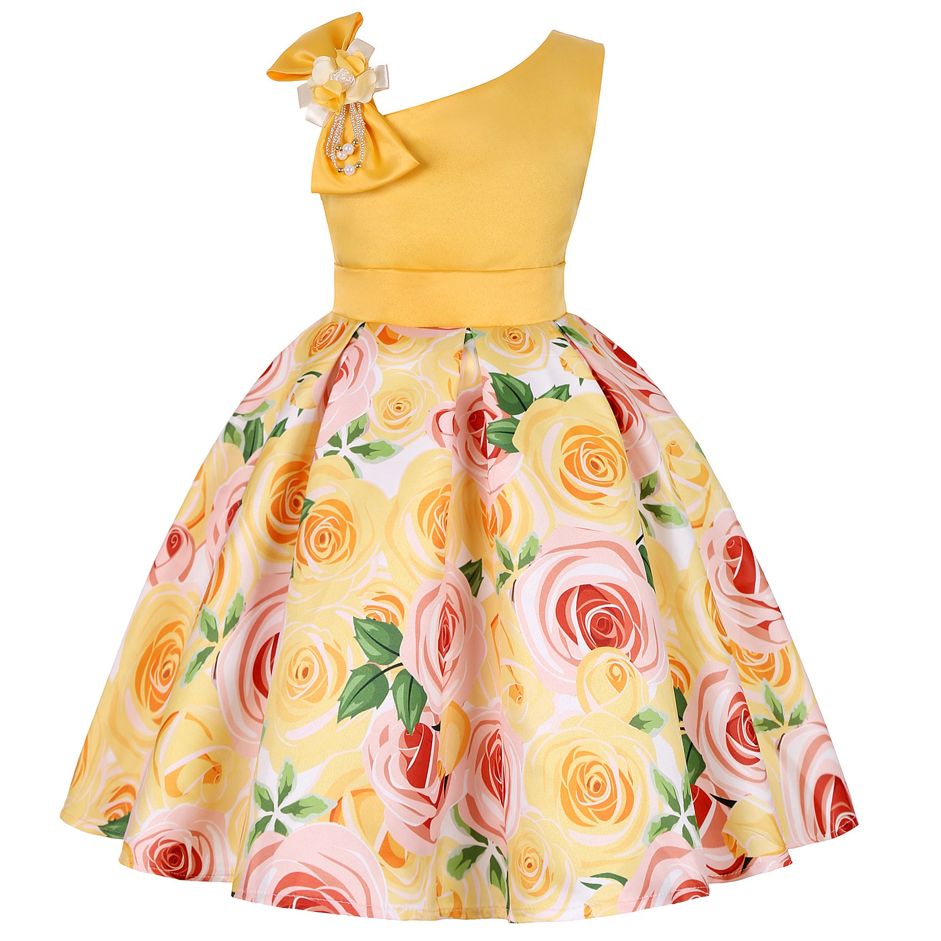 Girls' Dresses Girls' Princess Dresses Digital Print Children's Dresses Main image