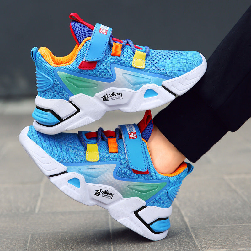 Children's Flying Knit Sneakers, Boys' Casual Sneakers Main image