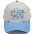 Embroidered Color-Block Casual Baseball Cap For Men And Women