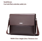 Trendy Men's Business Office And Casual Large-capacity Leather Bag