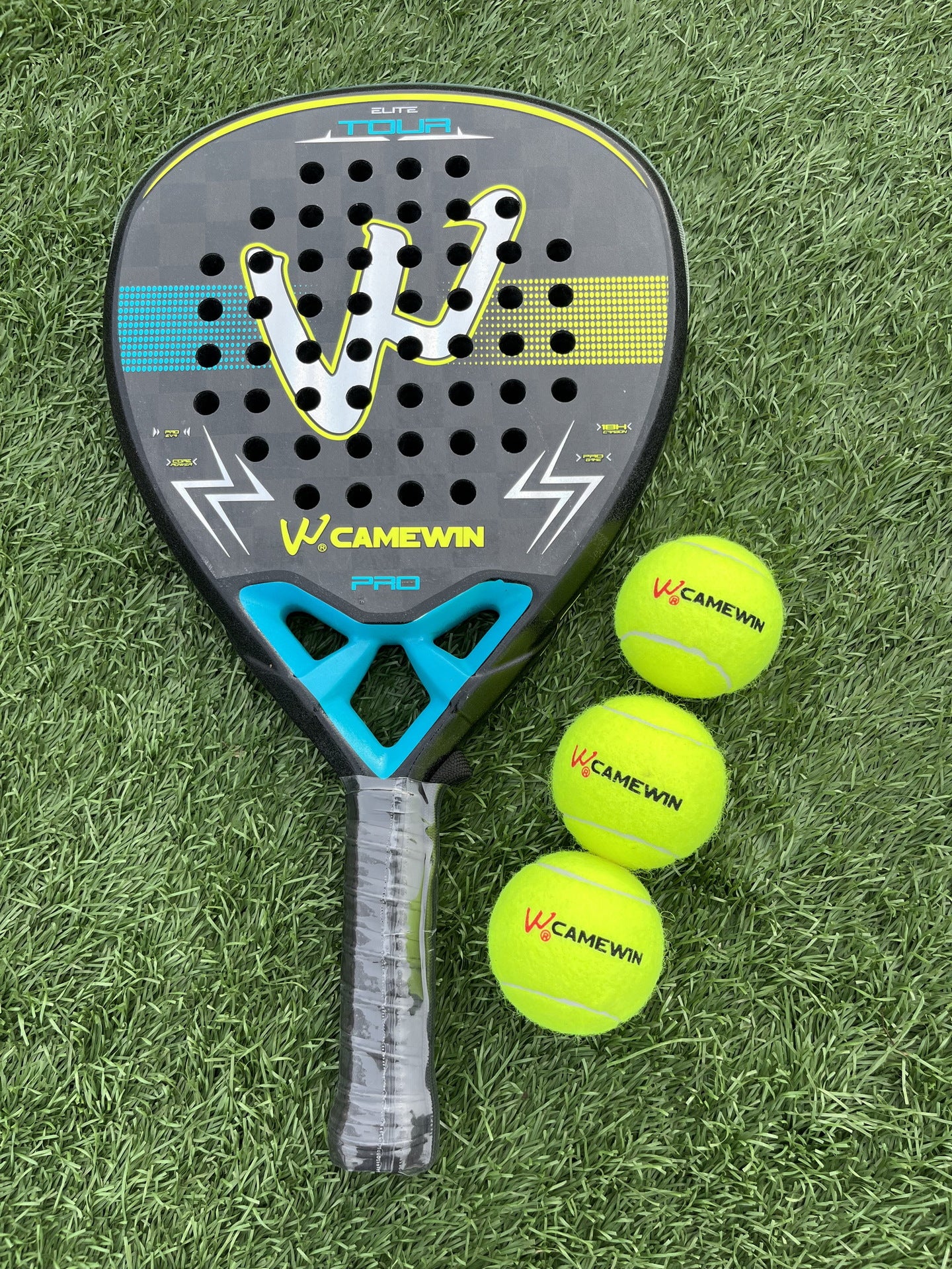 18K Transparent Carbon Beach Tennis Rackets Secondary image