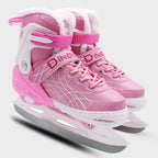 Children's Plush Insulated Adjustable Ice Skate Shoes