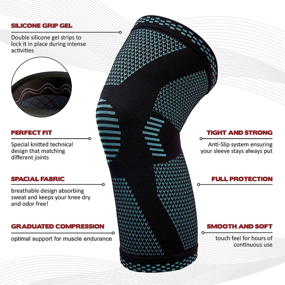 Sports Knee Pads Knitted Sports Knee Pads Secondary image