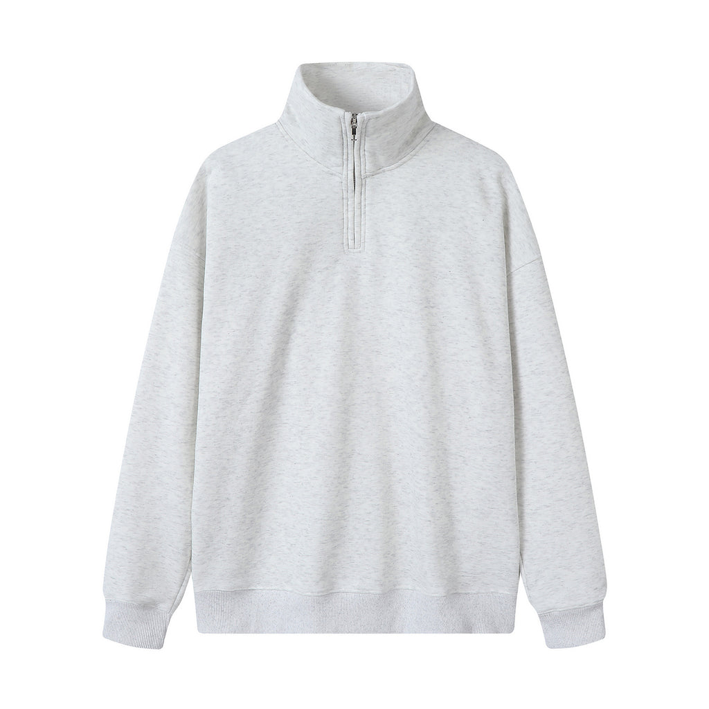 Women's  Premium Half-zip Stand-up Collar Hoodie