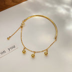 Titanium Steel Ball Lucky Bead Bracelet