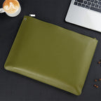 Sleek, High-capacity, Waterproof Leather Organizer For Contracts And Documents