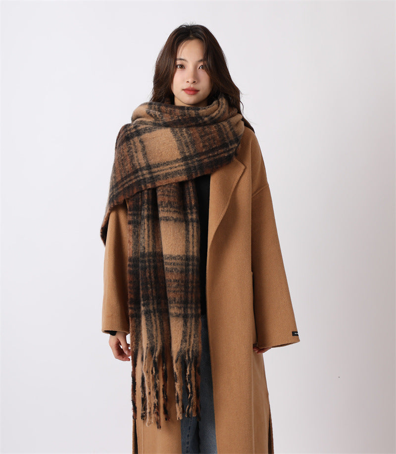 Womens Winter Scarf For WarmthPremium Faux Cashmere With A Luxurious Feel