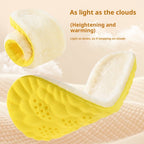 Cloud Winter Warm Height Increasing Insole Wool Fleece Lined