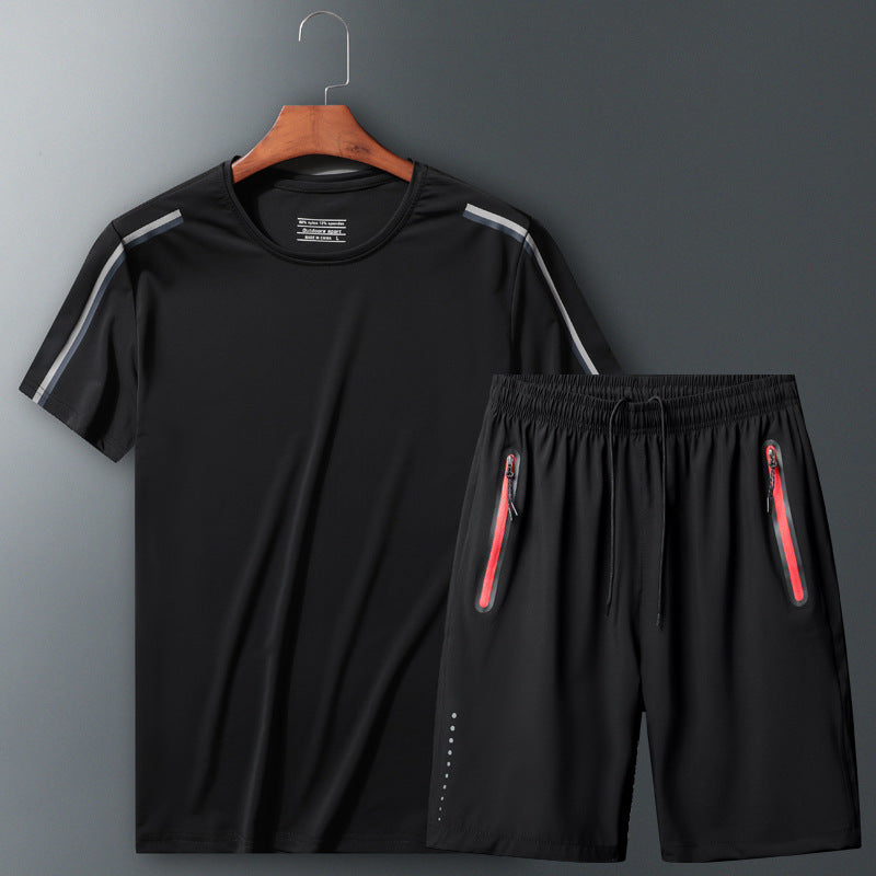 Leisure Sports Breathable And Quick-drying Two-piece Sportswear Suit