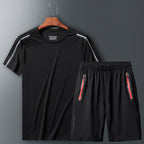 Leisure Sports Breathable And Quick-drying Two-piece Sportswear Suit
