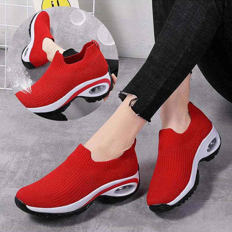 Sneakers Women Air Cushion Mesh Breathable Running Sports Shoes Main image