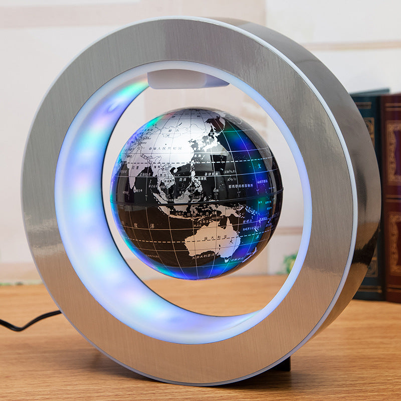 Round LED World Map Floating Globe Magnetic Levitation Light Anti Gravity Magic Secondary image