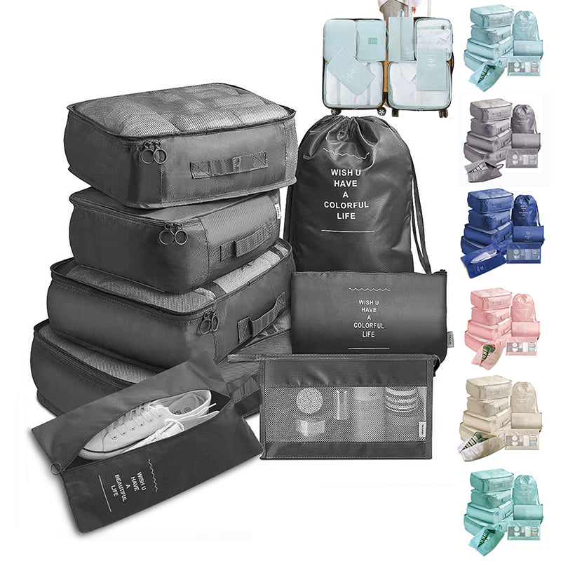 8-piece Set Luggage Divider Bag Travel Storage Clothes Underwear Shoes Organizer Packing Cube Bag Main image