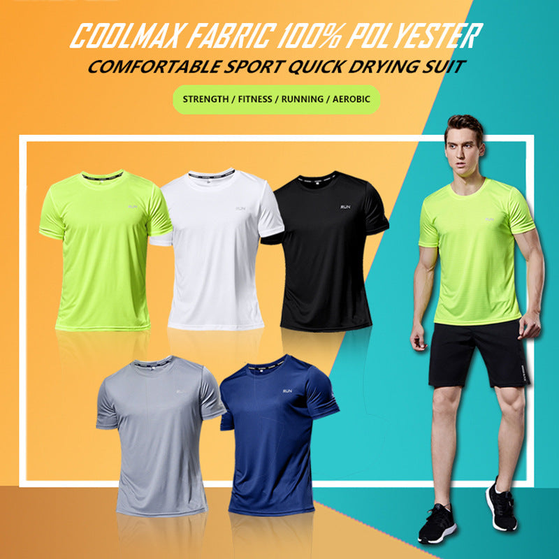 Men Sports Suit Breathable Athletic Wear Sportswear Running
