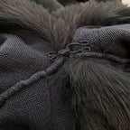 Knitted Cardigan Shawl Cape Coat