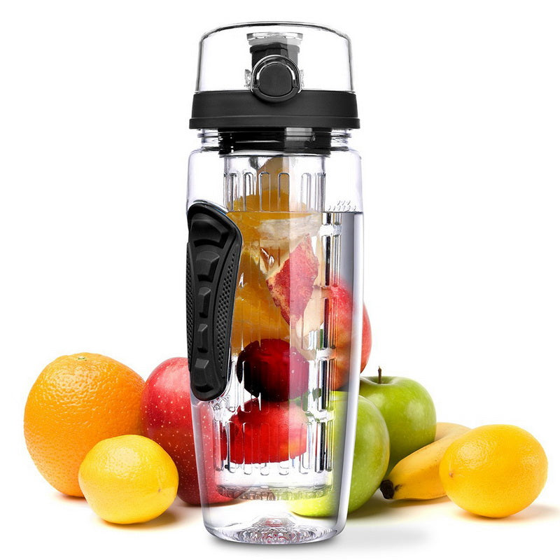 32Oz Fruit Infusing Infuser Water Bottle Water Fruit Bottle BPA Free Plastic Sport Fruit Infuser Water Bottles With Infuser Juice Shaker Drink Bottle Of Water Secondary image