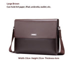 Trendy Men's Business Office And Casual Large-capacity Leather Bag