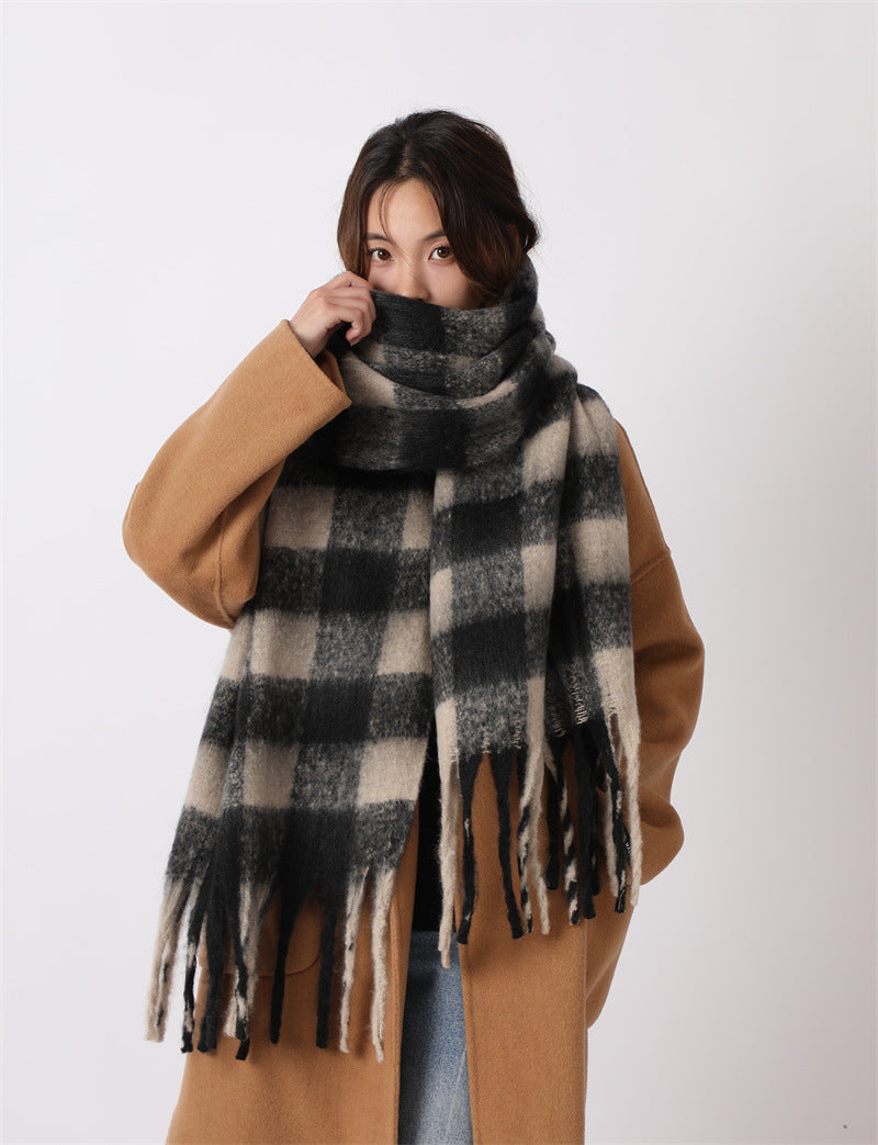 Womens Winter Scarf For WarmthPremium Faux Cashmere With A Luxurious Feel