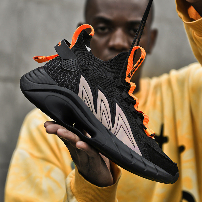 Casual Shoes Lightweight Breathable Mesh Sports Running Shoes Trendy Men's Shoes Secondary image