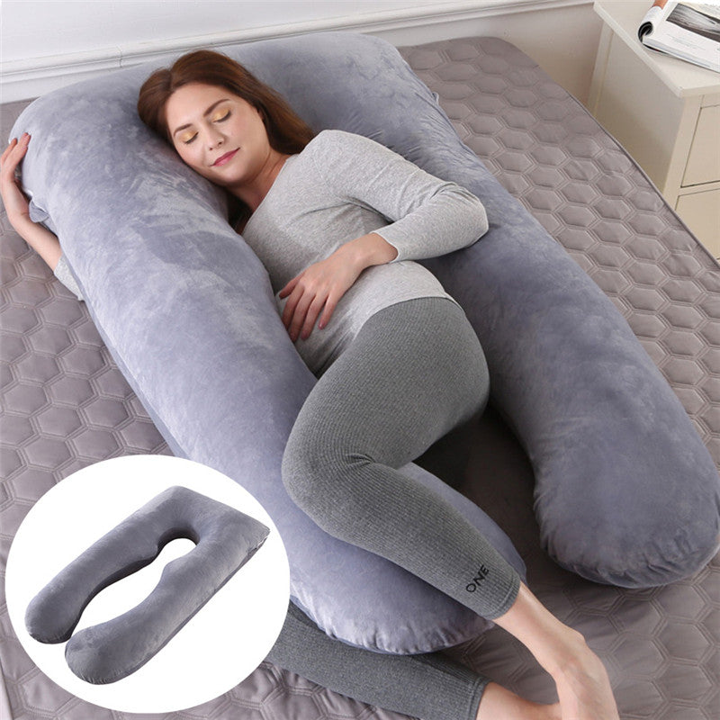 Summer Sleeping Support Pillow For Pregnant Women U Shape Maternity Pillows Pregnancy Ice Silk Main image