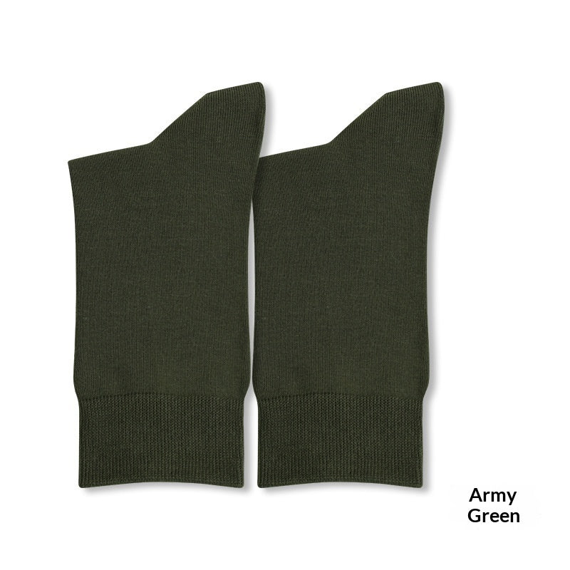 Pure Cotton Casual Antibacterial Deodorizing Mid-calf Socks Secondary image