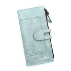 Fashion Minimalist Magnetic Buckle Multi-card Slot Zipper Bag