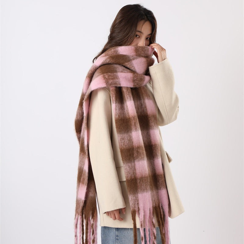 Womens Winter Scarf For WarmthPremium Faux Cashmere With A Luxurious Feel