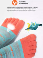 Men's And Women's Sports Running Marathon Trail Hiking Split Toe Socks