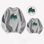 High Quality Family Friendly Autumn Sweatshirts Baby Onesies For Three