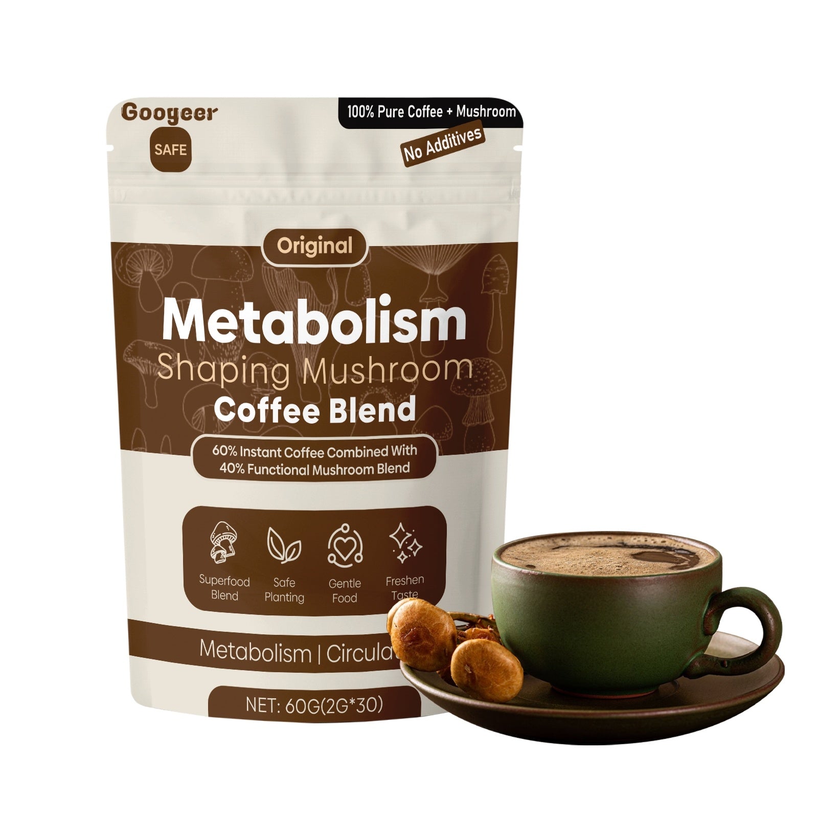 Metabolism Shaping Mushroom Coffee Blend Main image