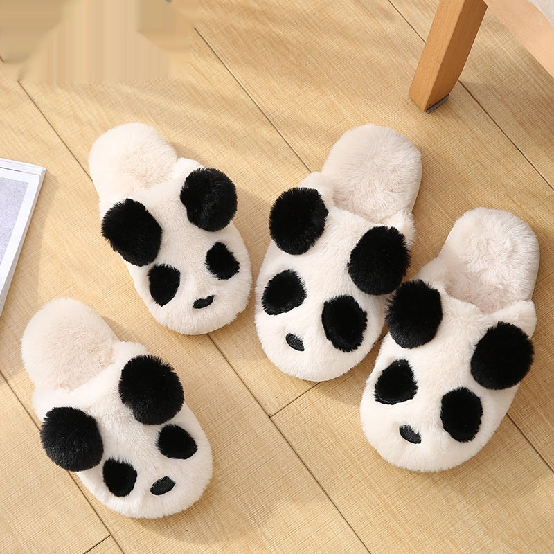 Cozy Indoor Floor Slippers With A Cute Cartoon Panda Design Secondary image