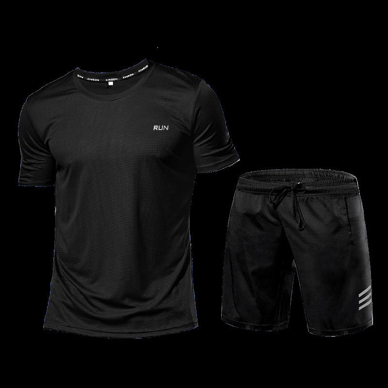 Men Sports Suit Breathable Athletic Wear Sportswear Running