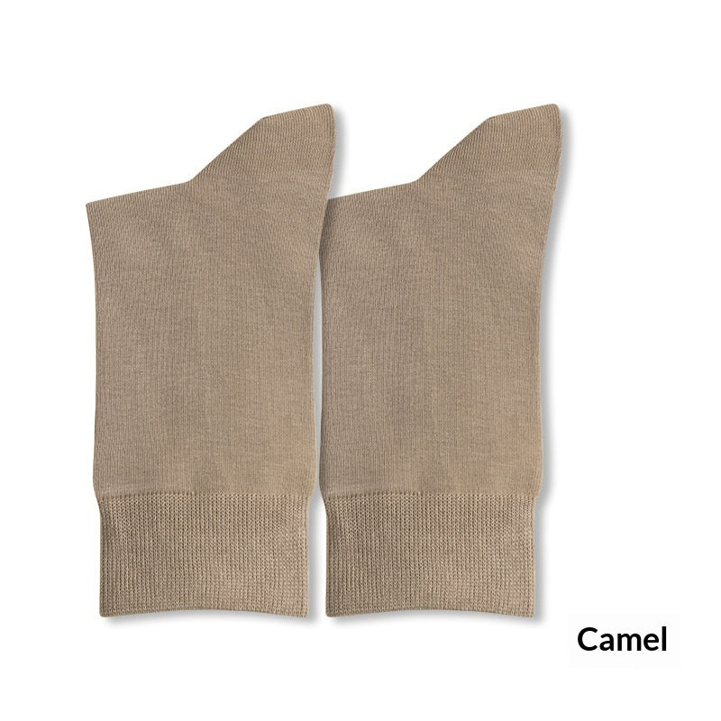 Pure Cotton Casual Antibacterial Deodorizing Mid-calf Socks