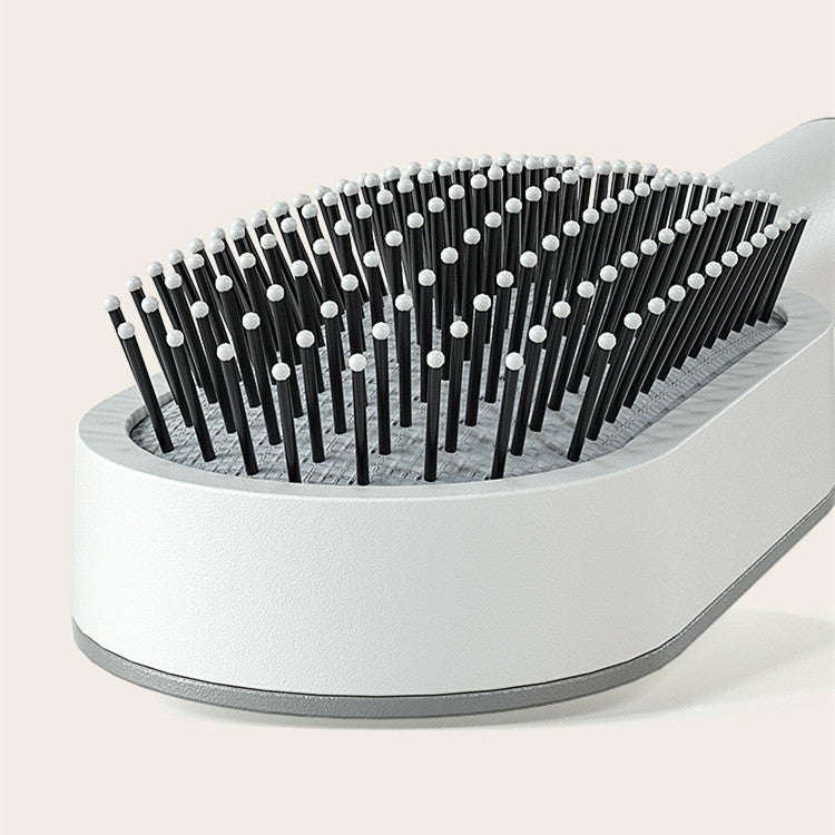 Self Cleaning Hair Brush For Women One-key Cleaning Hair Loss Airbag Massage Scalp Comb Anti-Static Hairbrush Secondary image